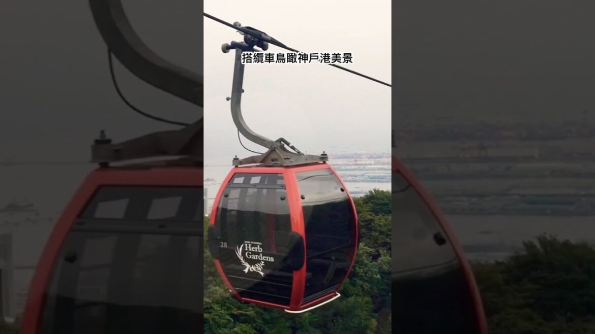 搭纜車鳥瞰神戶港美景😍 #美景 #旅行 #纜車 #神戶 #日本 #旅遊 #travel #trip #japan #kobe #trip