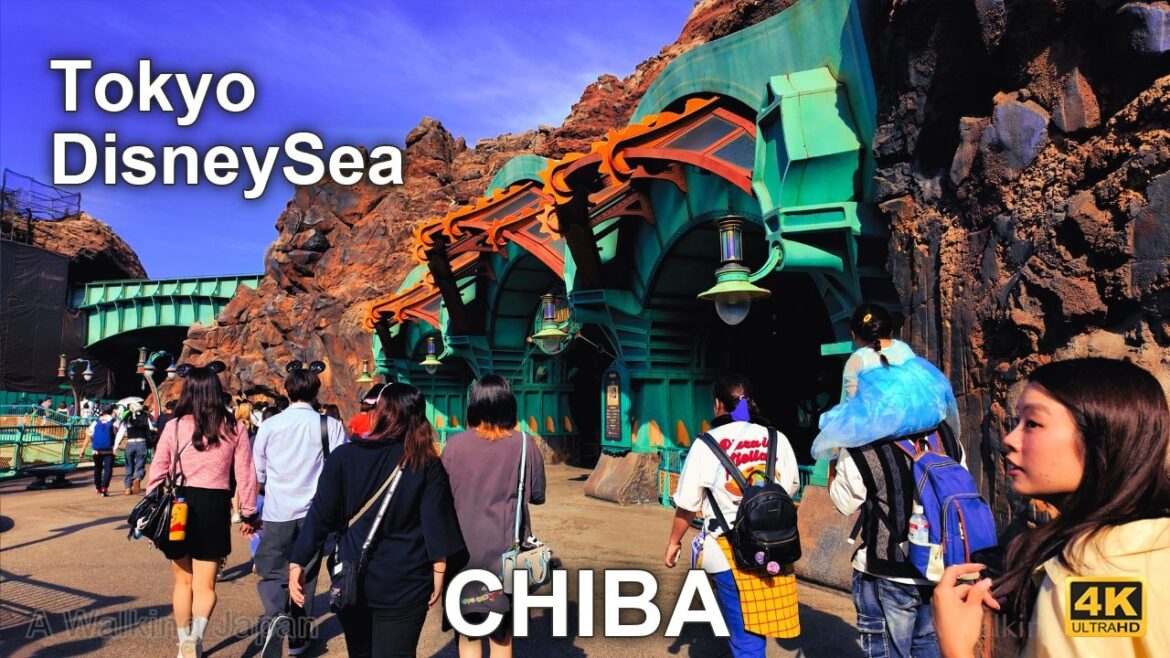 Tokyo DisneySea Day and Night Walking Tour at Chiba, JAPAN 2025.