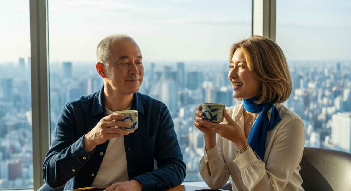 This Tokyo couple books Toranomon Hills for anniversaries while tourists queue at Mandarin Oriental