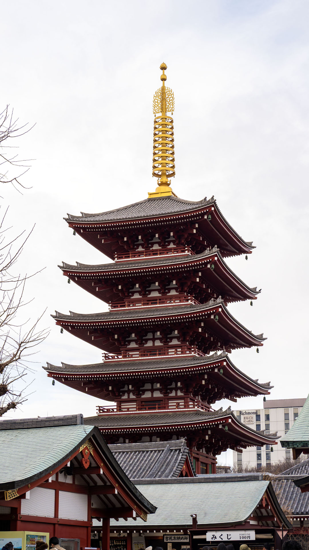 Senso-ji Temple 5-story pagoda