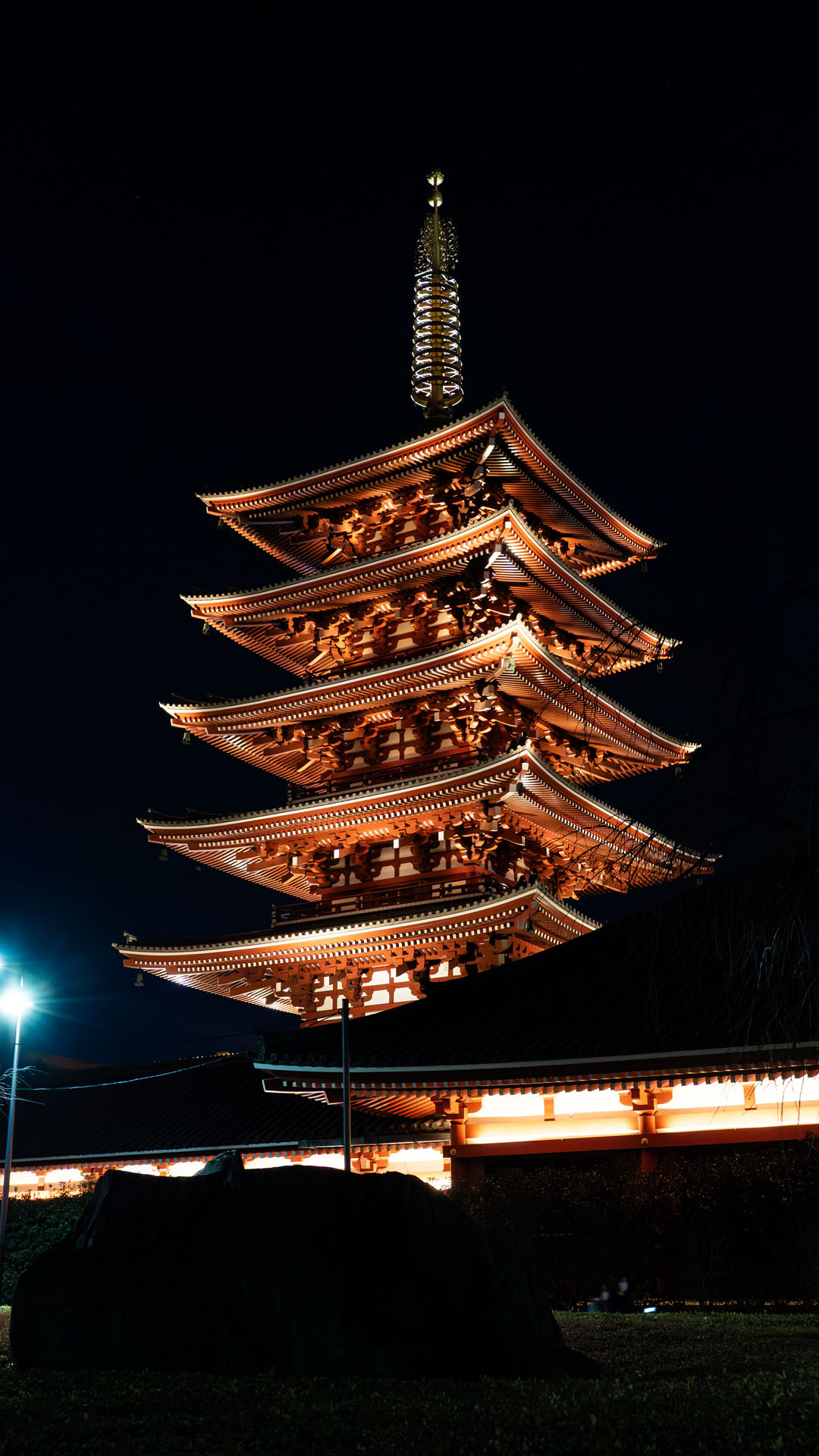 Senso-ji at night