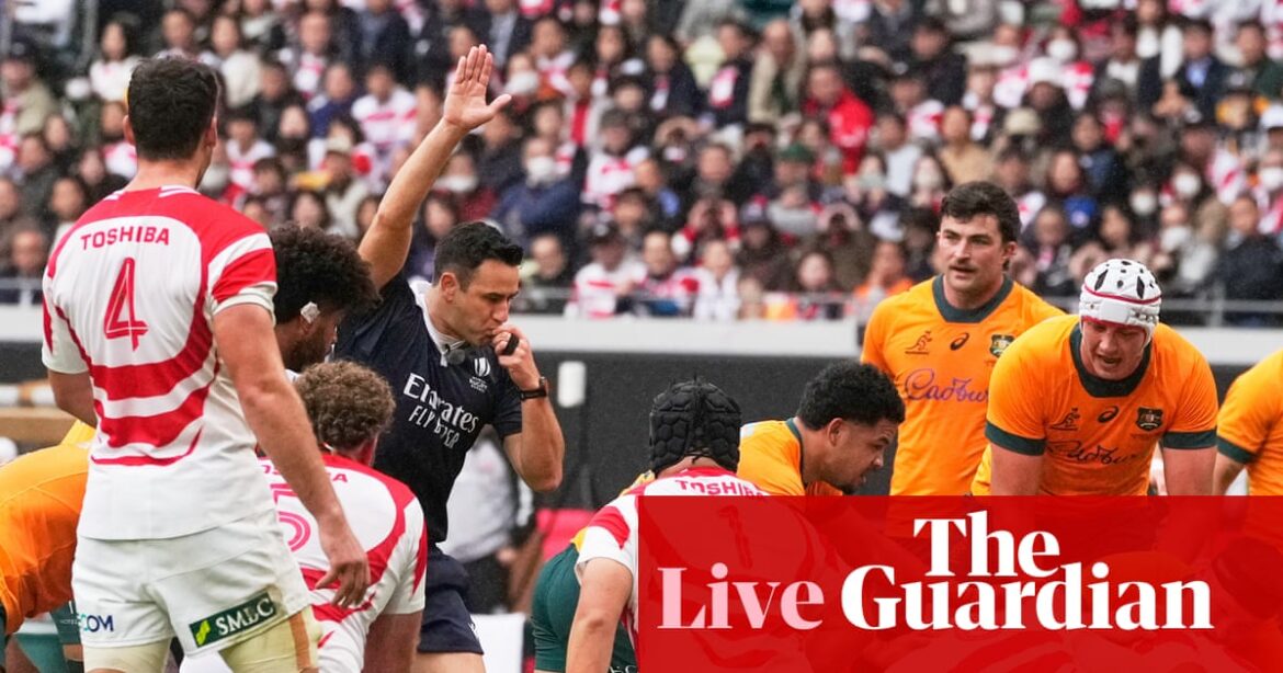 Japan 15-19 Australia: rugby union international Test – live – as it happened | Australia rugby union team Japan 15-19 Australia: rugby union international Test – live – as it happened | Australia rugby union team