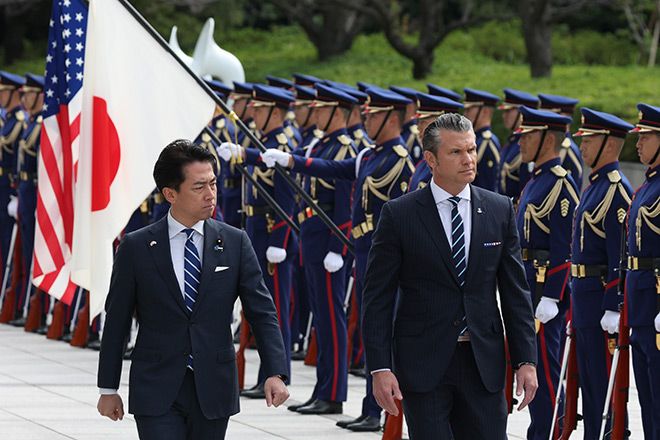 Hegseth urges swift Japanese defense spending boost in talks Photo/Illutration