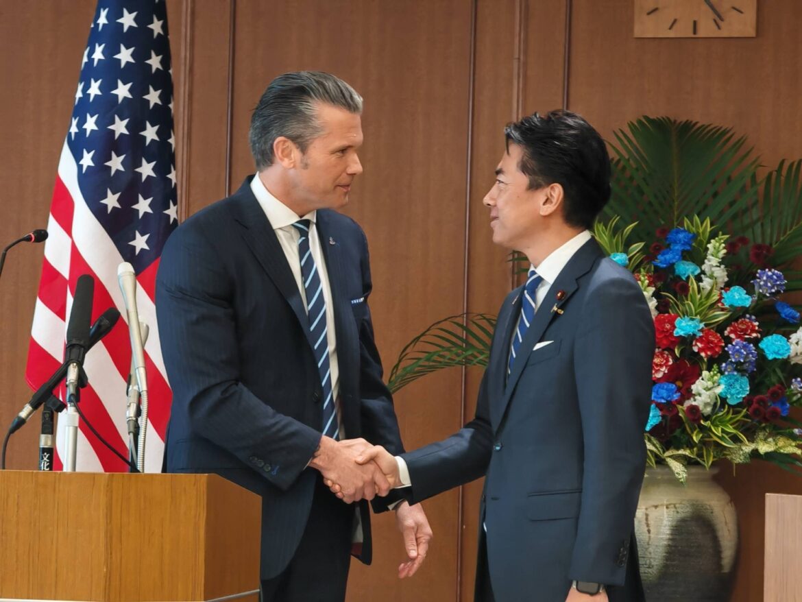 Hegseth says U.S. never demanded Japan defense spending hike Hegseth says U.S. never demanded Japan defense spending hike