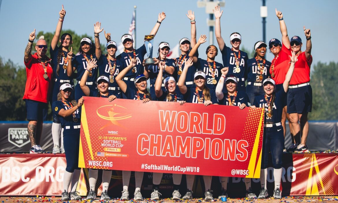 USA crowned 2025 U-18 Women’s Softball World Champions