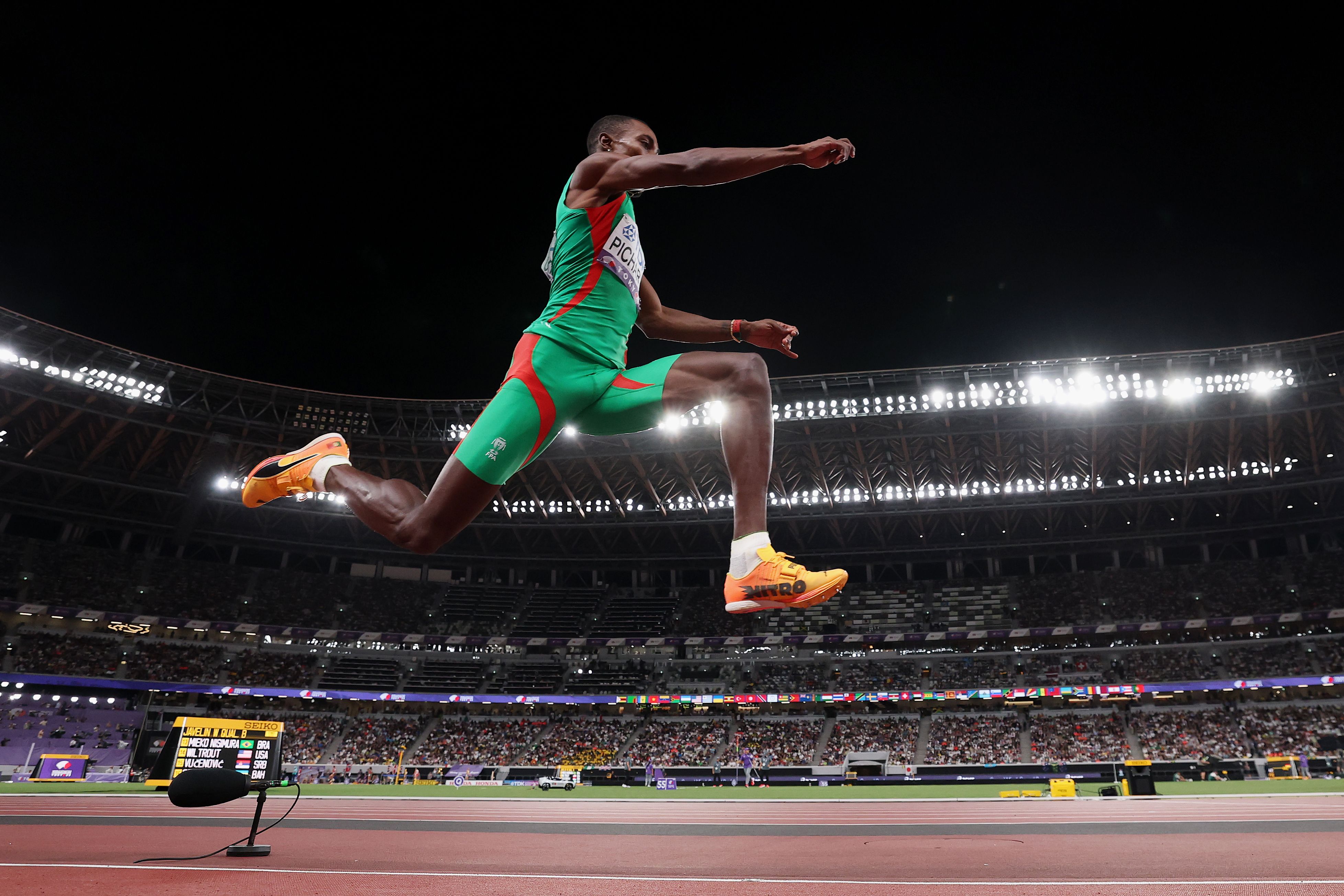 Pedro Pichardo in action at the World Athletics Championships Tokyo 2025