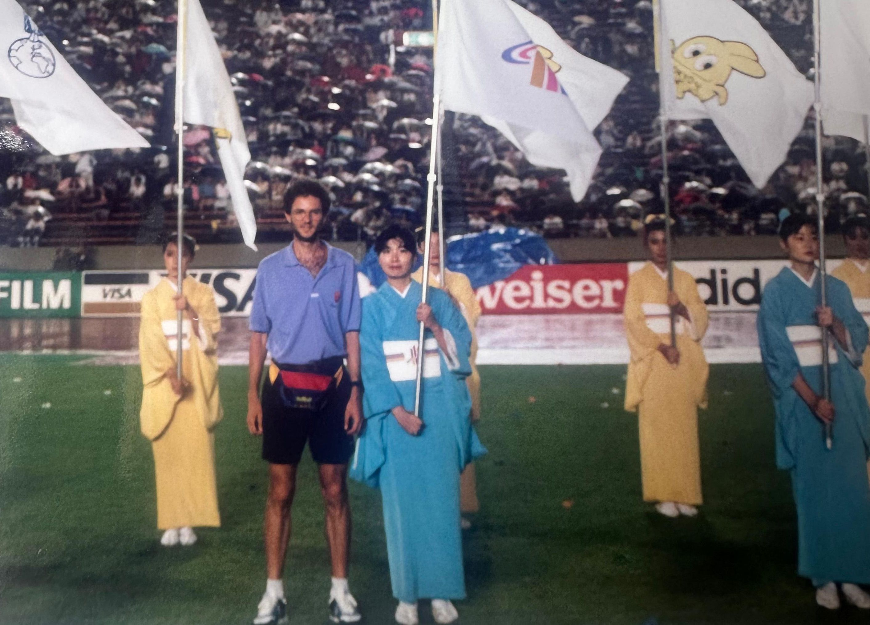 Antonio Serrano at the World Championships in Tokyo in 1991