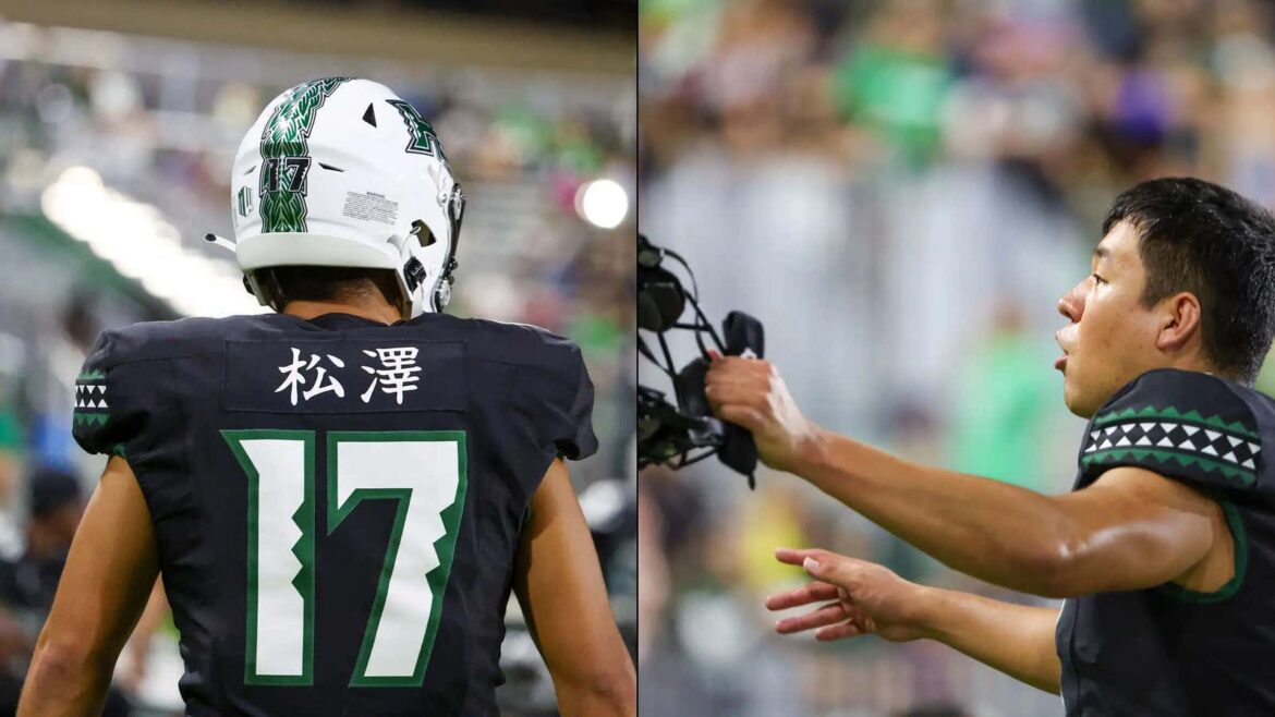 Hawaii Has A Japanese Kicker, Kansei Matsuzawa, Nicknamed “The Tokyo Toe” And He’s A Perfect 19 For 19 On FGs This Season And He Learned How To Kick On YouTube Hawaii Has A Japanese Kicker, Kansei Matsuzawa, Nicknamed "The Tokyo Toe" And He's A Perfect 19 For 19 On FGs This Season And He Learned How To Kick On YouTube