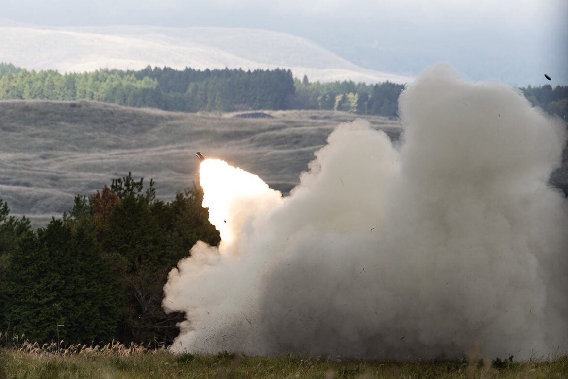 US Marines conduct HIMARS live fire near Mount Fuji US Marines conduct HIMARS live fire near Mount Fuji
