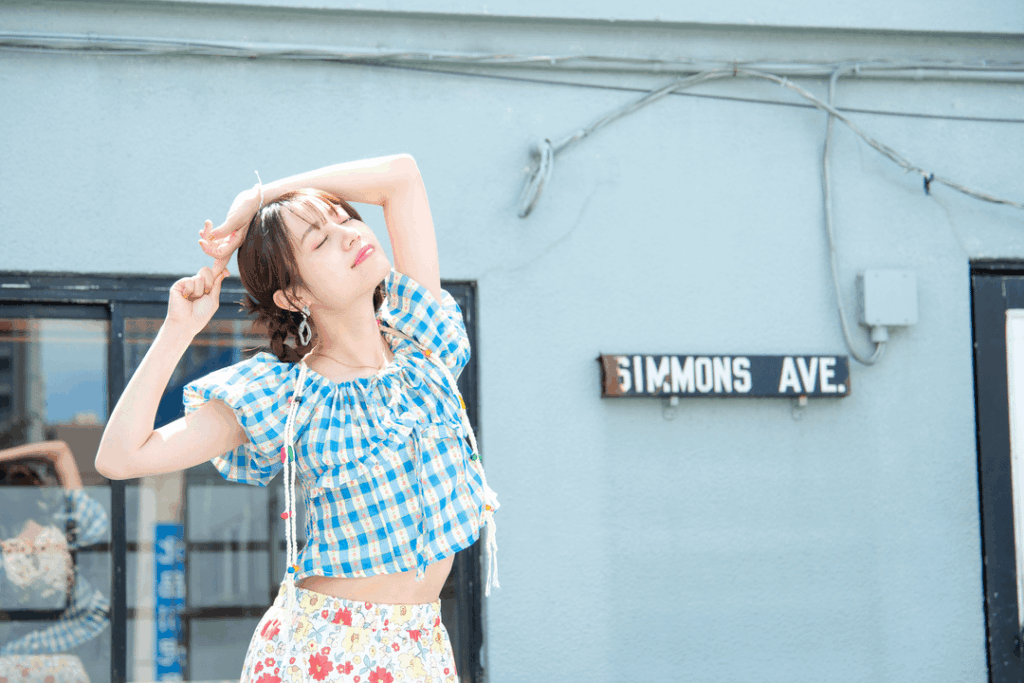 Itou Miku from Her Live 2025 "Birth of Pops" Merch Shoot