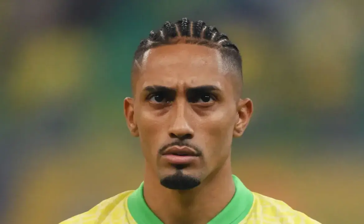 Why is Raphinha not playing for Brazil vs Japan in international friendly on October 14?