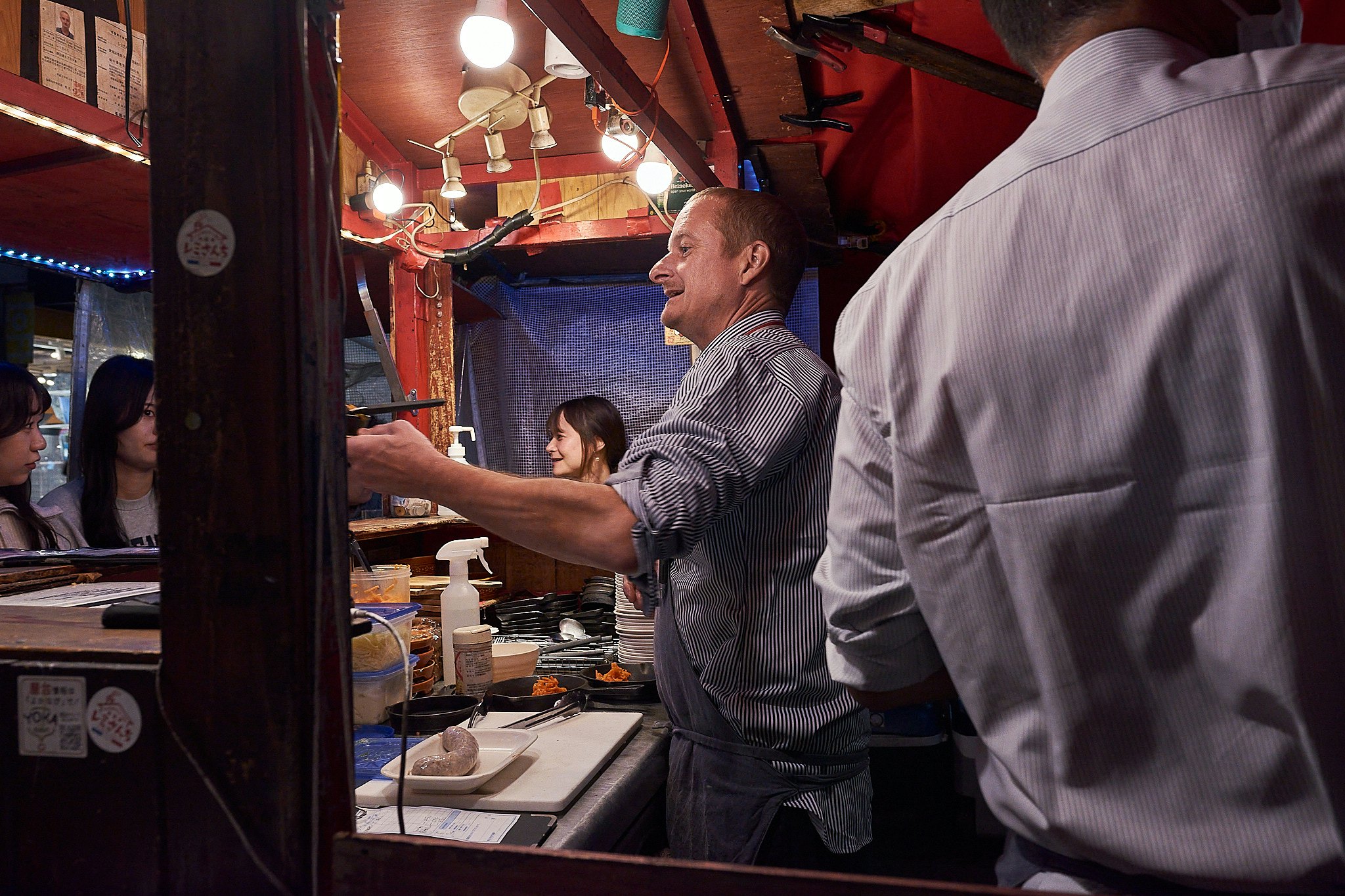 Yatai Chez Rémy, a French food stall in Fukuoka, Japan.
