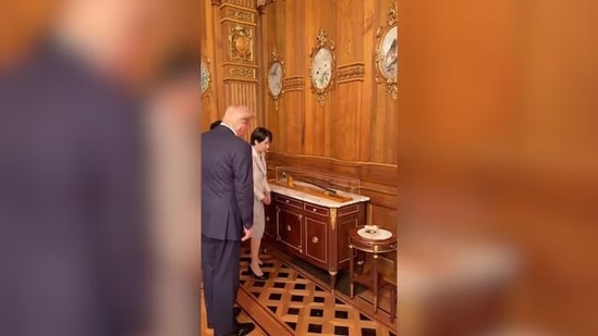 Takaichi gave Trump a golf putter that was originally used by Japan's longest-serving prime leader and Trump's close golf companion, Shinzo Abe. The presents demonstrated Abe's close relationship with Trump, which shaped US-Japan ties during Trump's first term. Abe's protégé Takaichi is thought to be keen to mend that relationship in order to support her minority government and Japan's international reputation. (Photo: Reuters)