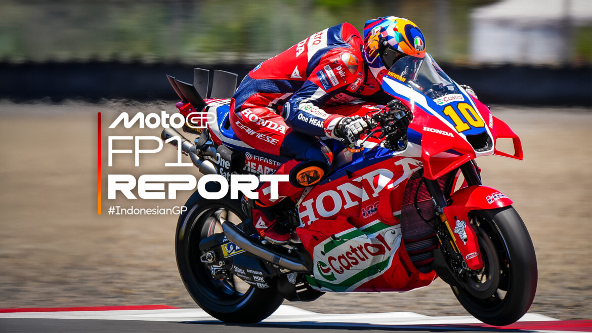 Marini bags FP1 honours as MotoGP kicks off in Indonesia Marini bags FP1 honours as MotoGP kicks off in Indonesia