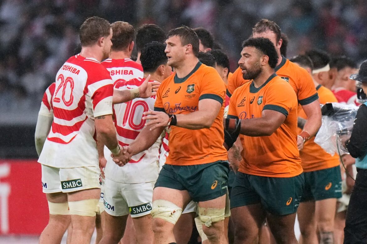 Australia get one over on Eddie Jones with rain-soaked Japan win Australia get one over on Eddie Jones with rain-soaked Japan win