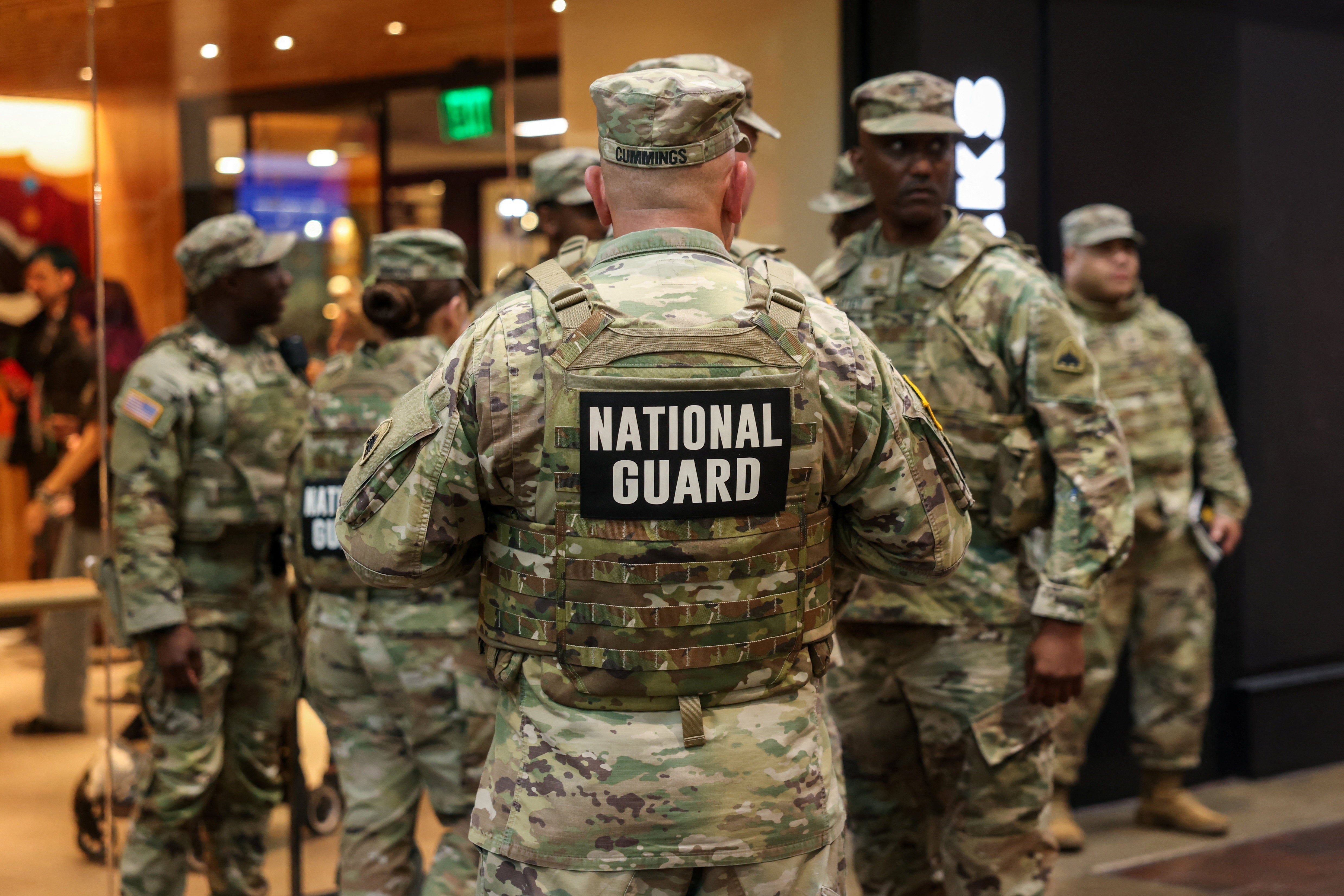 National Guard members, stationed in Washington, D.C., have been deployed by the president to assist in beautifying the city as well as supporting local and federal law enforcement