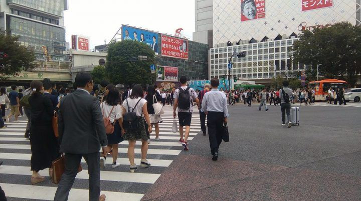 Shibuya crossing, Tokyo, Japan