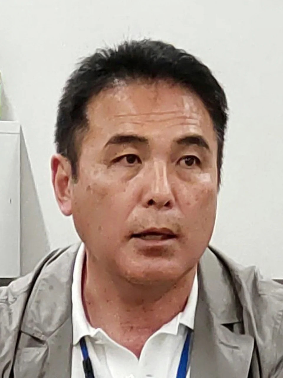Masanaga Kageyama, technical director for the Japan Football Association (JFA), in Chiba prefecture (JIJI PRESS/AFP via Getty Images)