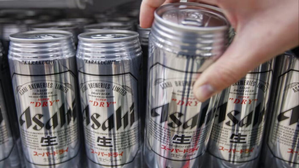 Japan is running out of its favorite beer after ransomware attack Cans of Asahi Super Dry beer