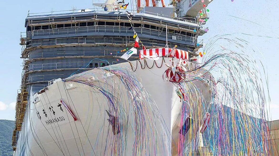 Japan's Shinnihonkai Ferry christens second Ro-Pax in series