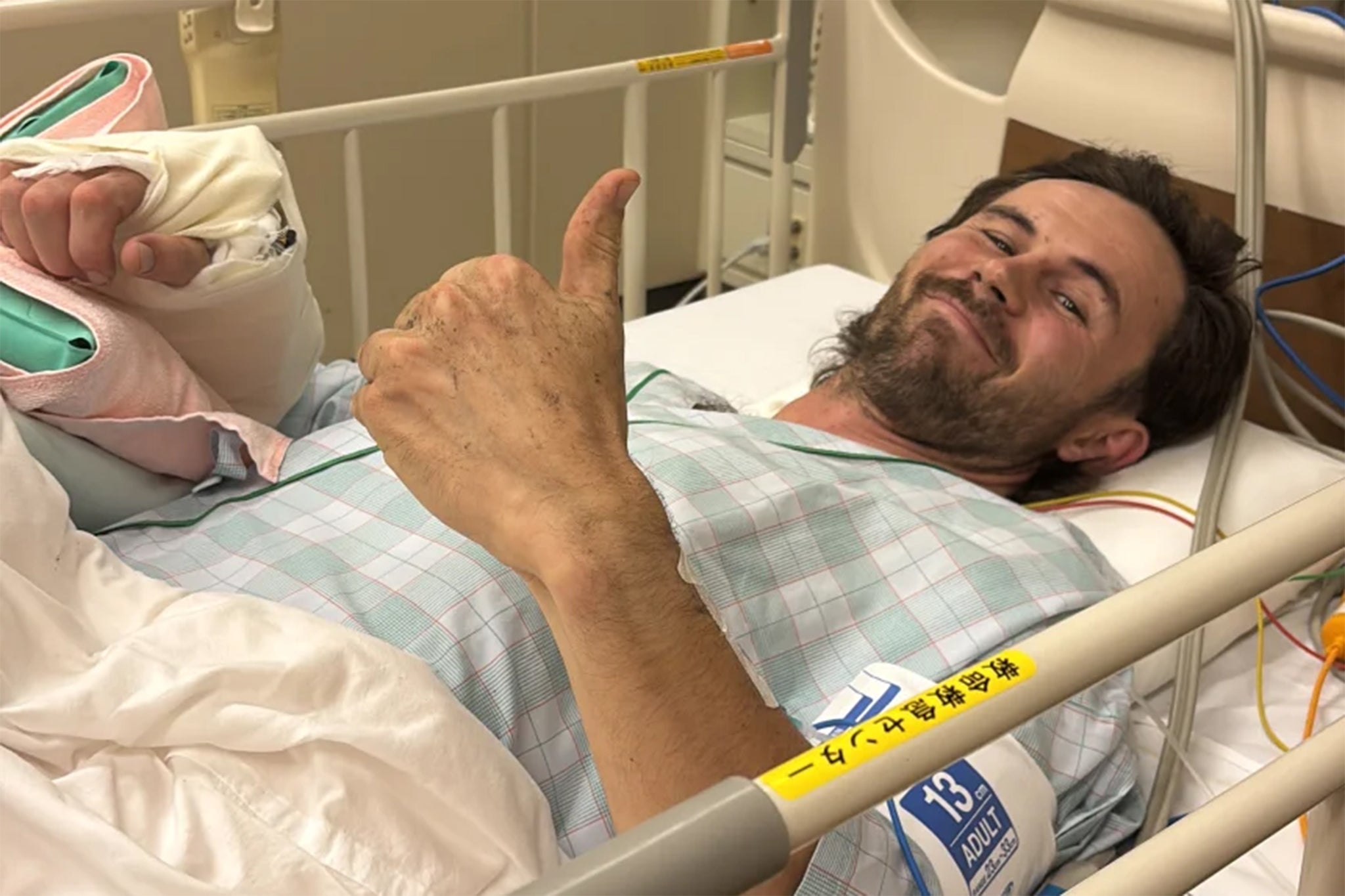 The runner is hoping to get back to marathons despite his injuries