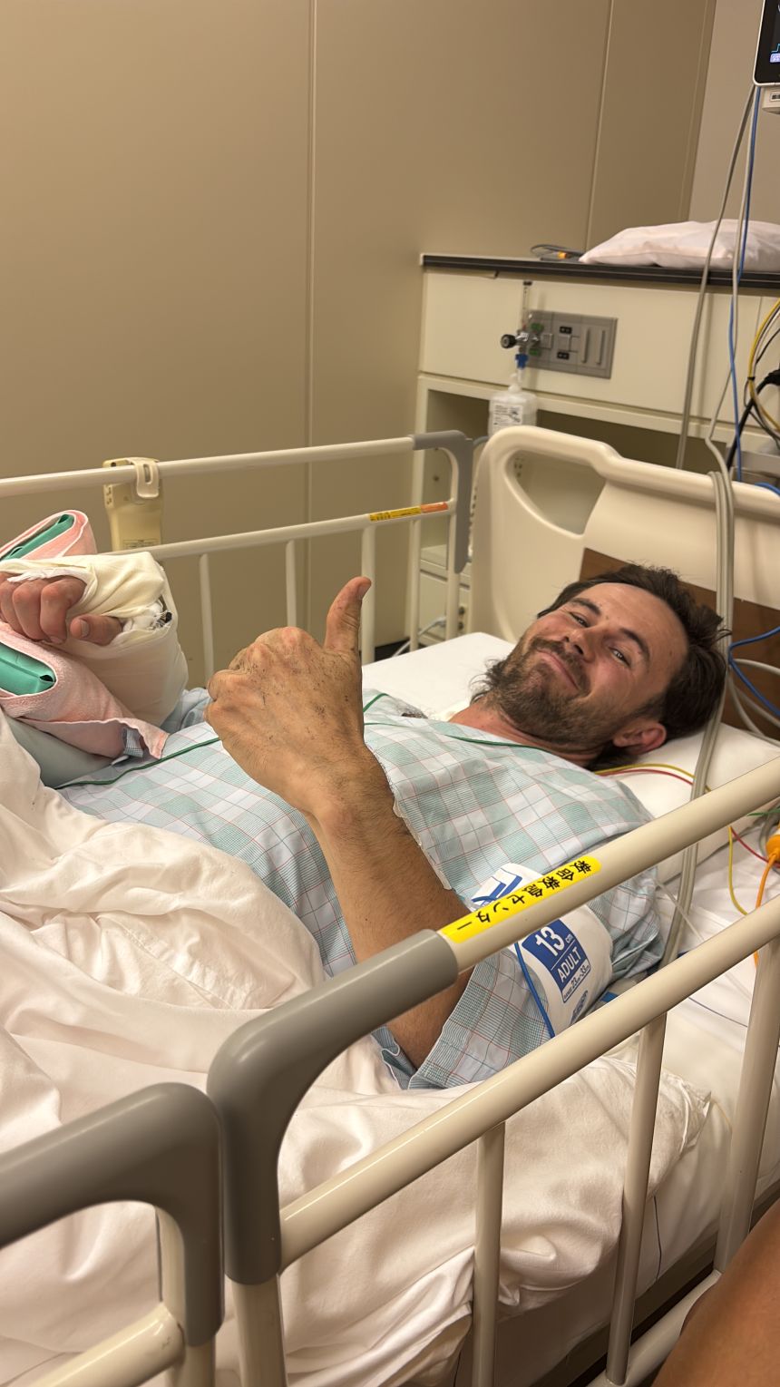 Halloran has been in the local hospital since his attack, and hopes to be discharged by late October.