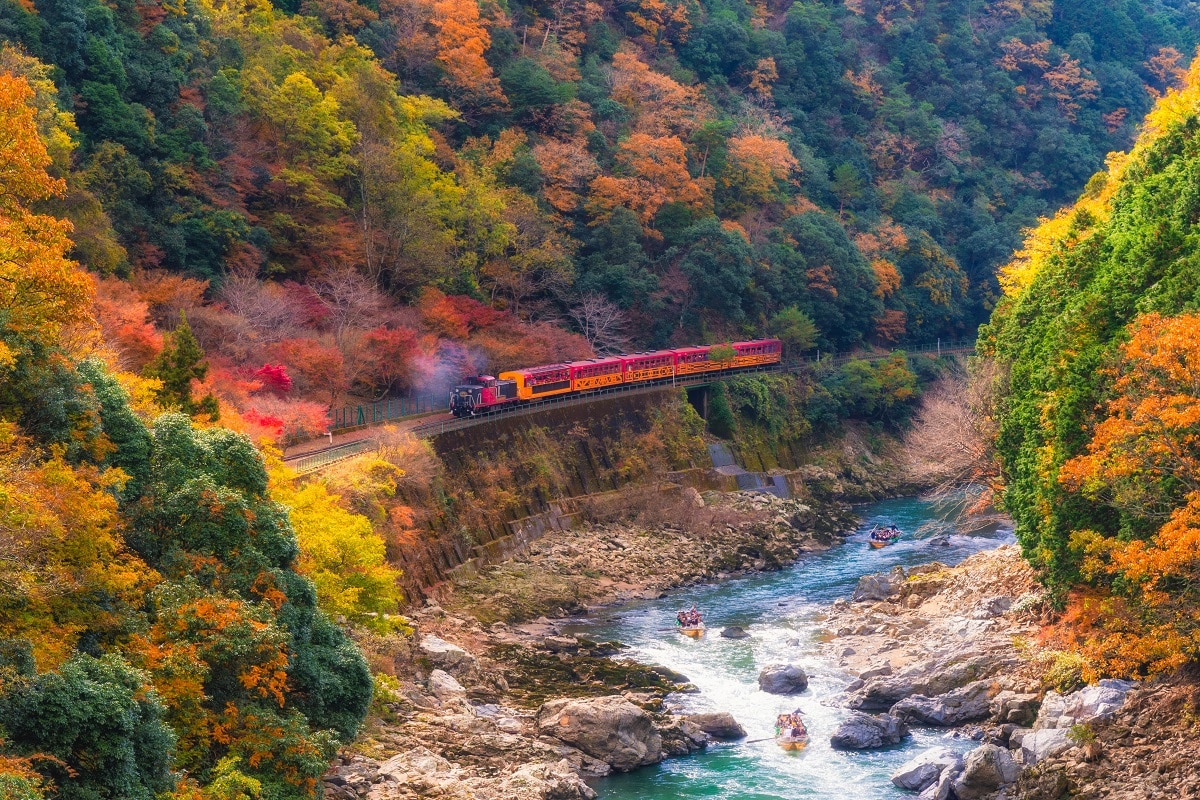 Sagano Romantic Train.