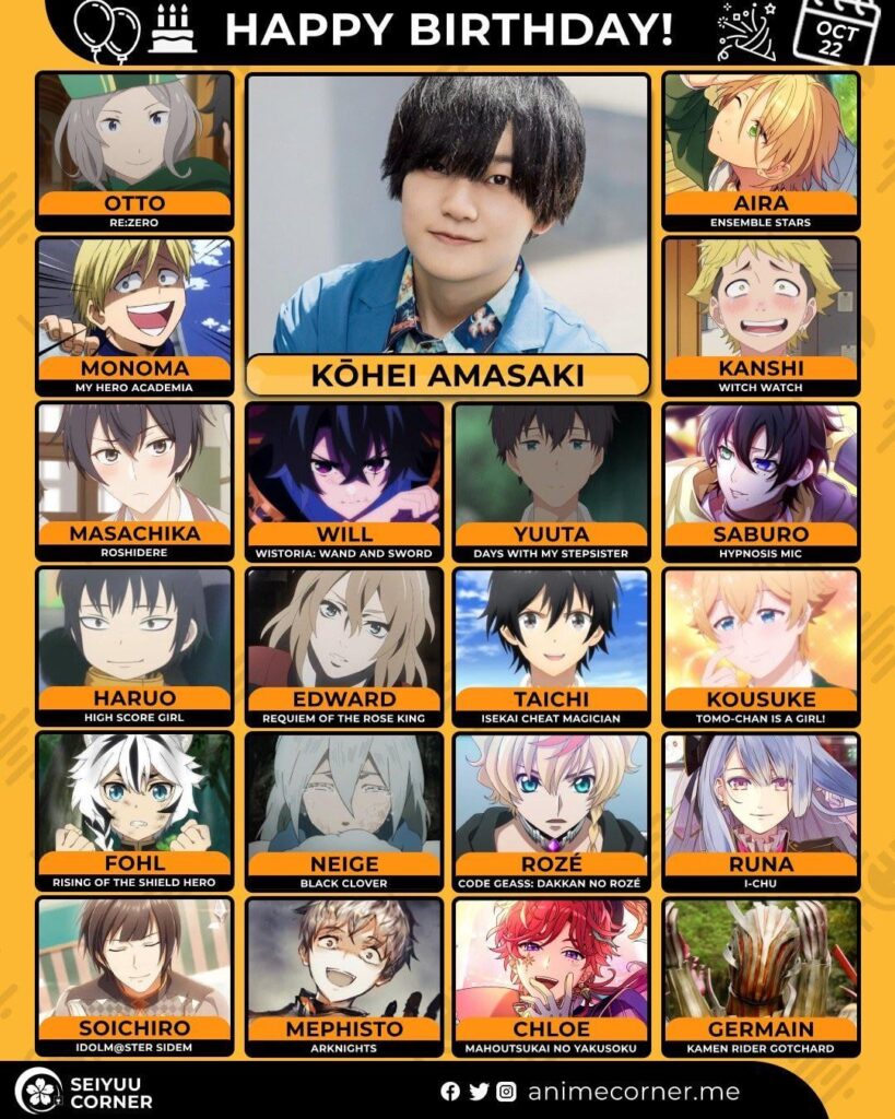 Happy 35th birthday to Kouhei Amasaki!