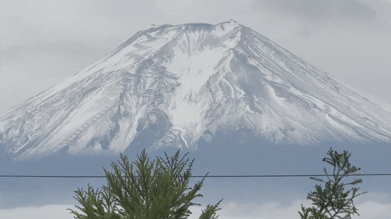 Mount Fuji ‘Covered in White’ Following First Snowfall of Season Storyful