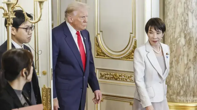 Trump vows US-Japan alliance in Tokyo visit flag