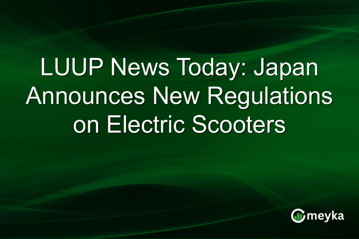 LUUP News Today: Japan Announces New Regulations on Electric Scooters