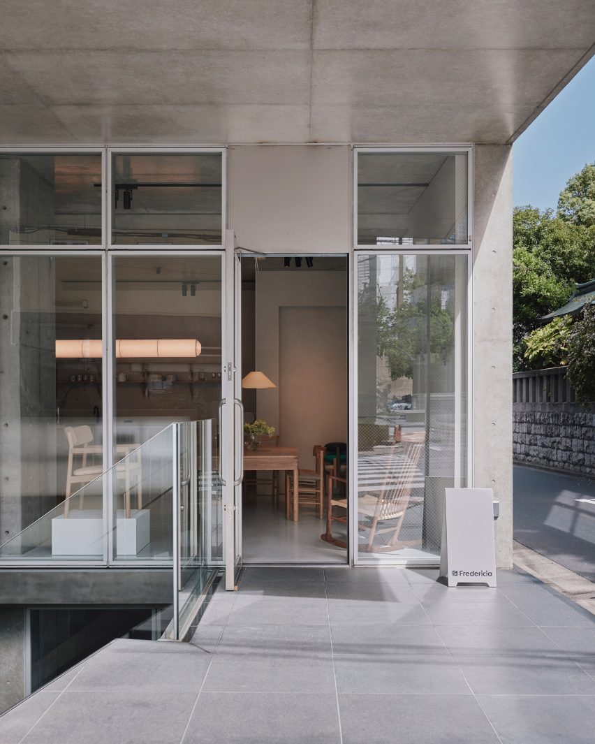 Concrete building in Omotesando