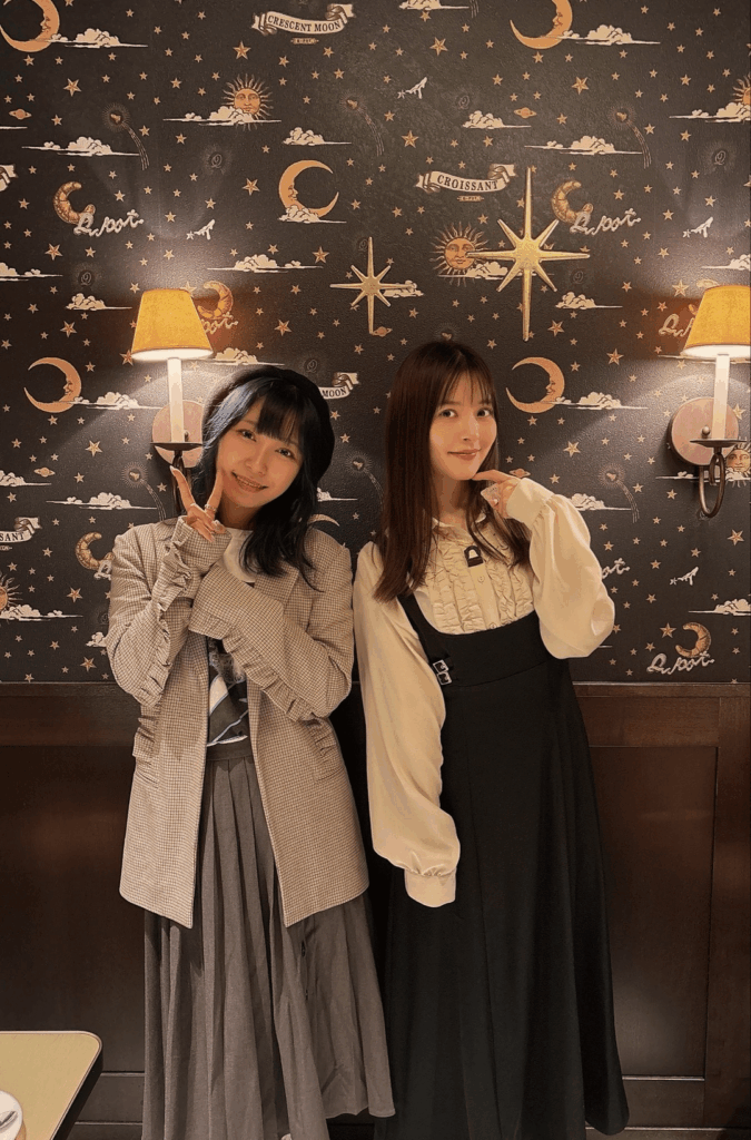 Kobayashi Aika and Uesaka Sumire Went to Q-pot CAFE. HIBIYA♡