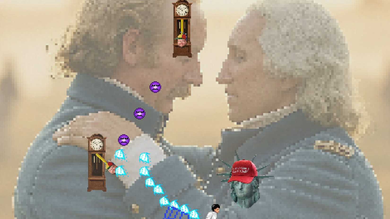 George Washington Kissing Hong Kong 2097
