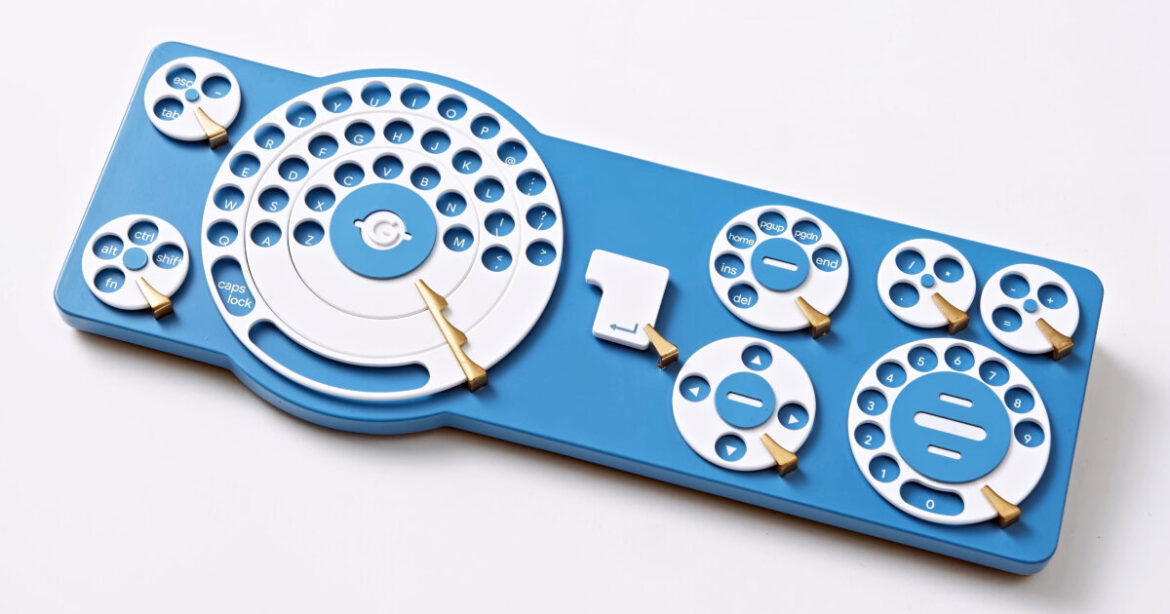 google japan modernizes rotary phones as Gboard with dials