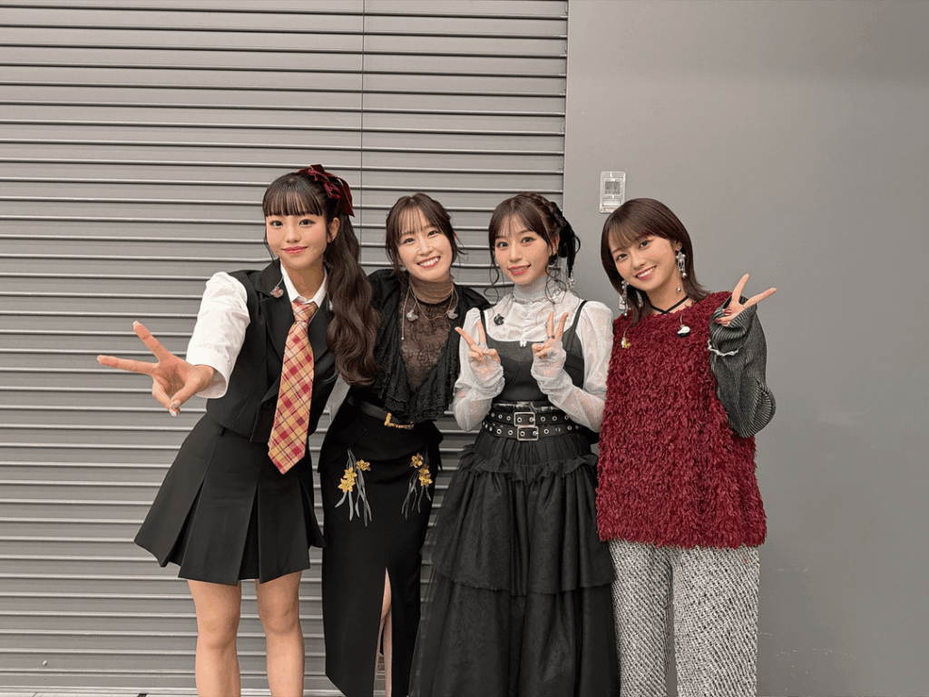 Satou Hinata, Suzuki Minori, Tanabe Rui, and Kusunoki Tomori from ProSeka Kanshasai