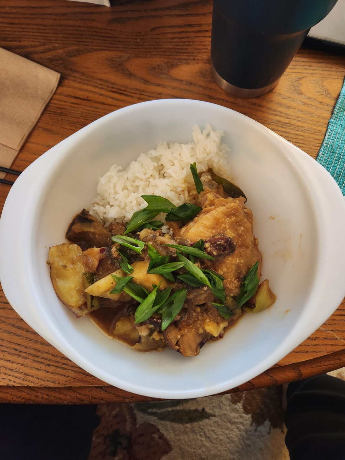 Red miso chicken stew