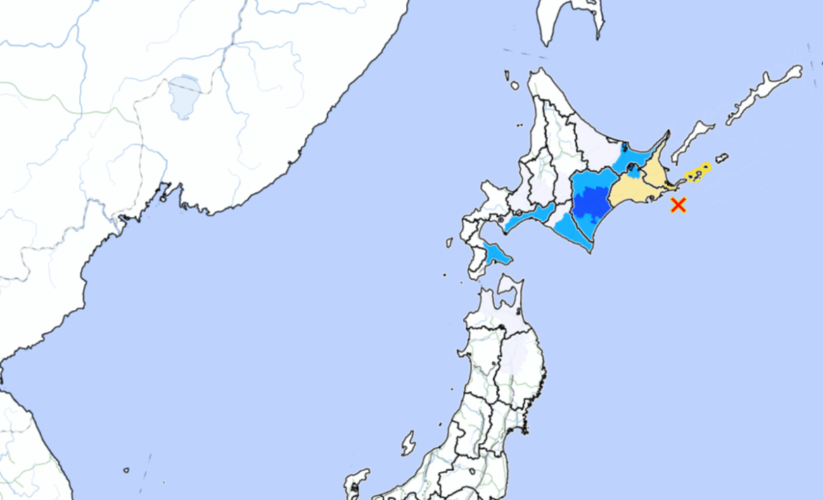 M5.9 quake strikes off Hokkaido’s east, no threat of tsunami M5.9 quake strikes off Hokkaido's east, no threat of tsunami