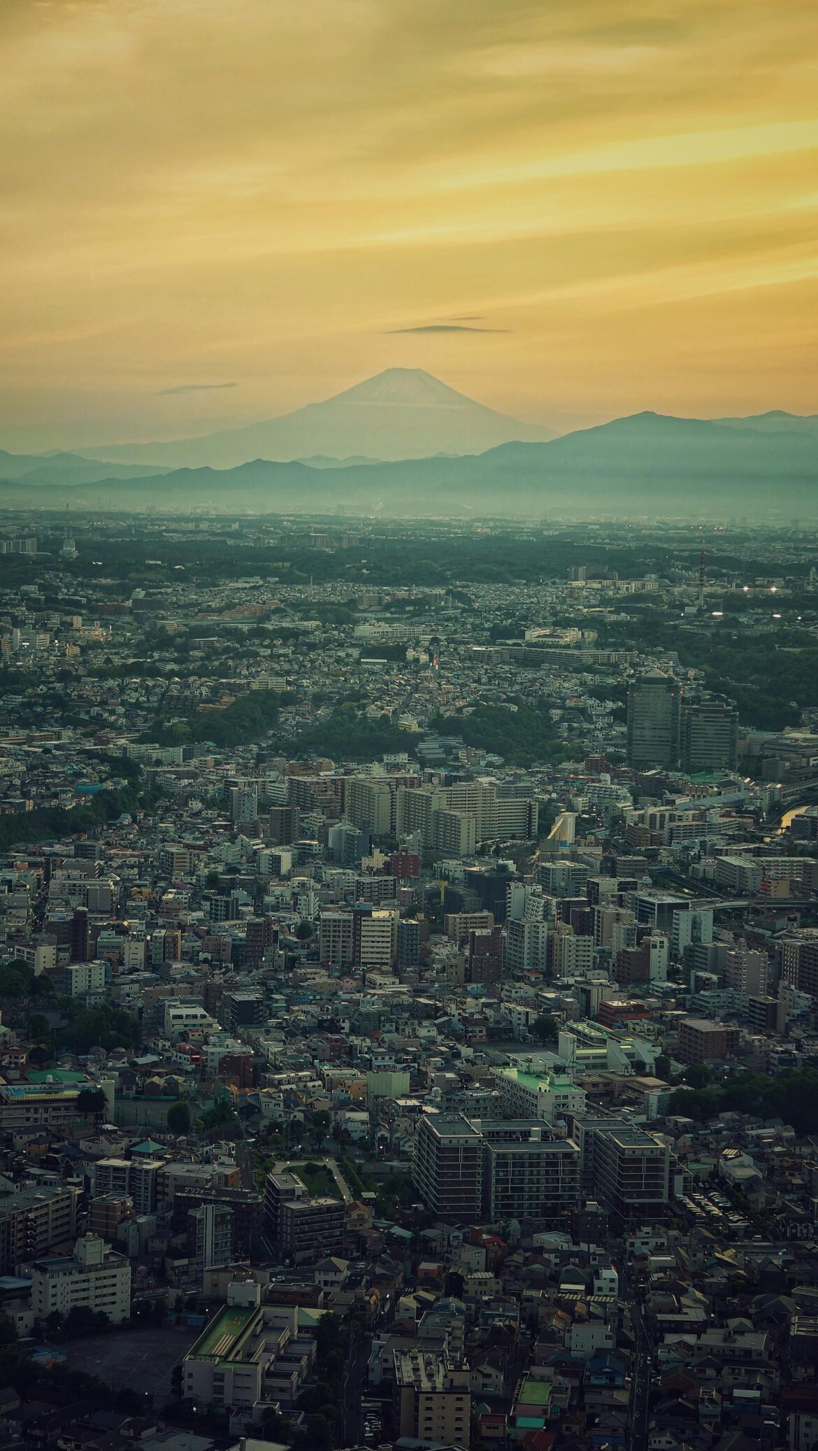 Glimpse of Mt Fuji