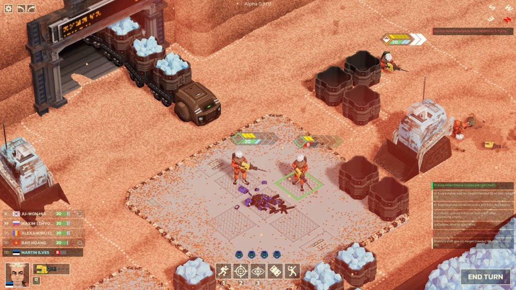 Mars Tactics Gameplay