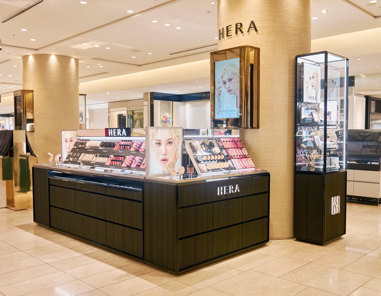 Hera’s official store at Ginza Mitsukoshi in central Tokyo (Amorepacific)