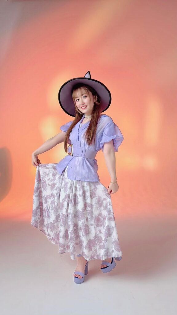 Shiori Sugiura (Sweep Tosho) at the photoshoot for Uma Musume 6th live