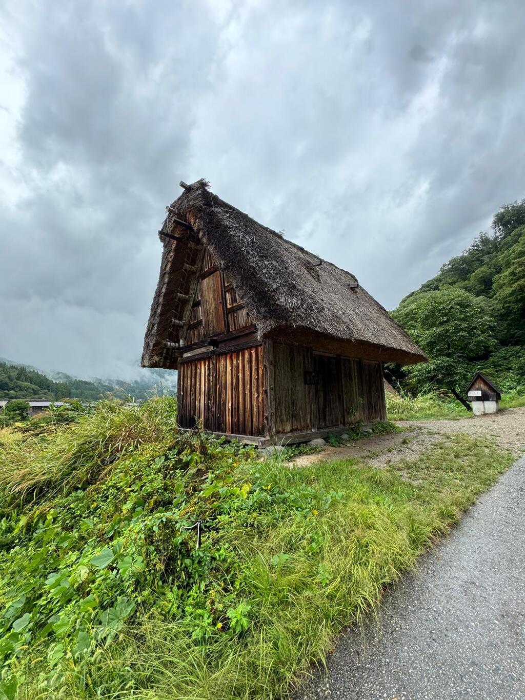 Shirakawa-go – the weather wasn’t on our side  (Photo: Shelly Tal)  שירקאווה-גו, מזג האוויר לא האיר פנים