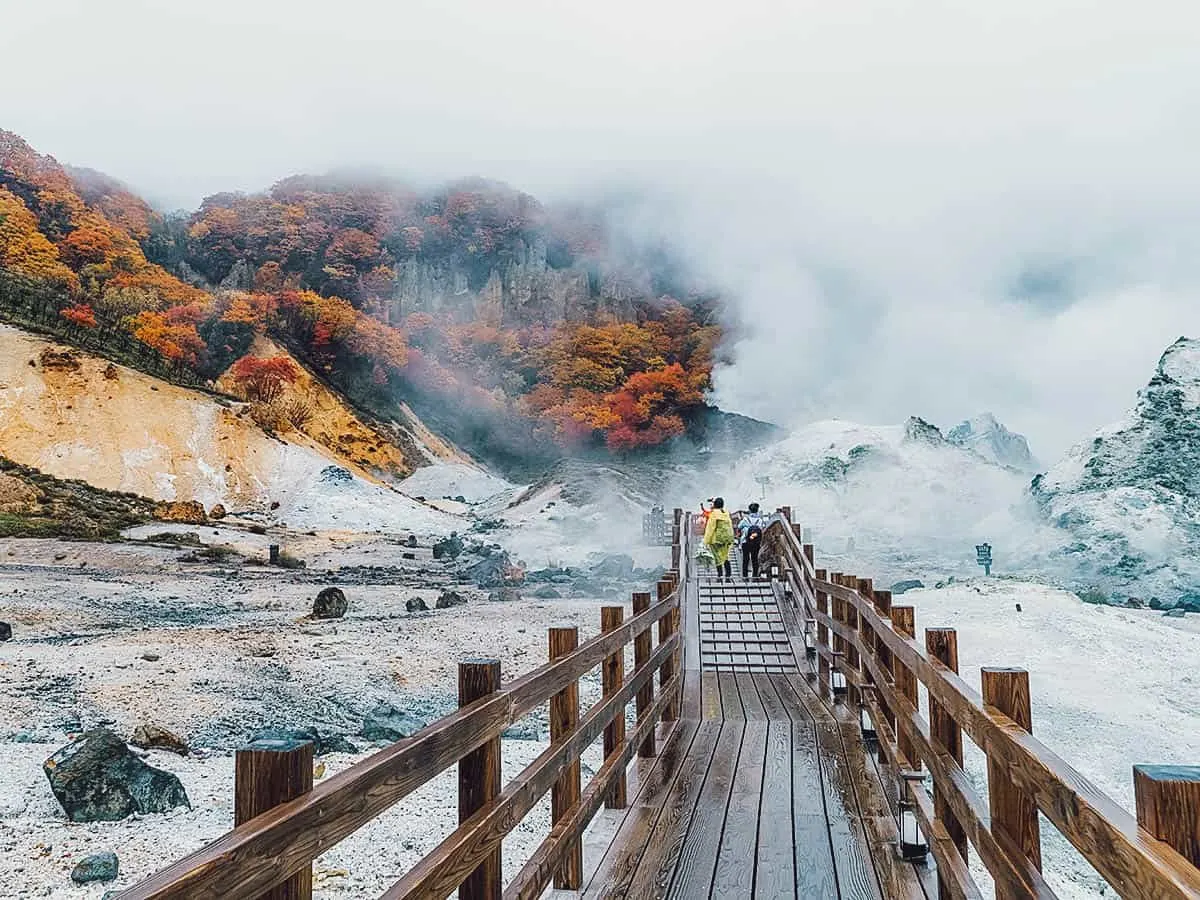 Noboribetsu Hell Valley, Hokkaido, Japan Noboribetsu Hell Valley, Hokkaido, Japan