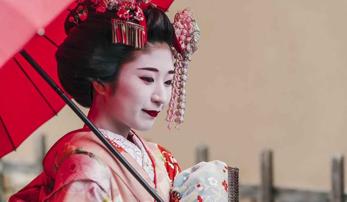 Portrait of a Maiko geisha in Gion Kyoto. Pic: Shutterstock