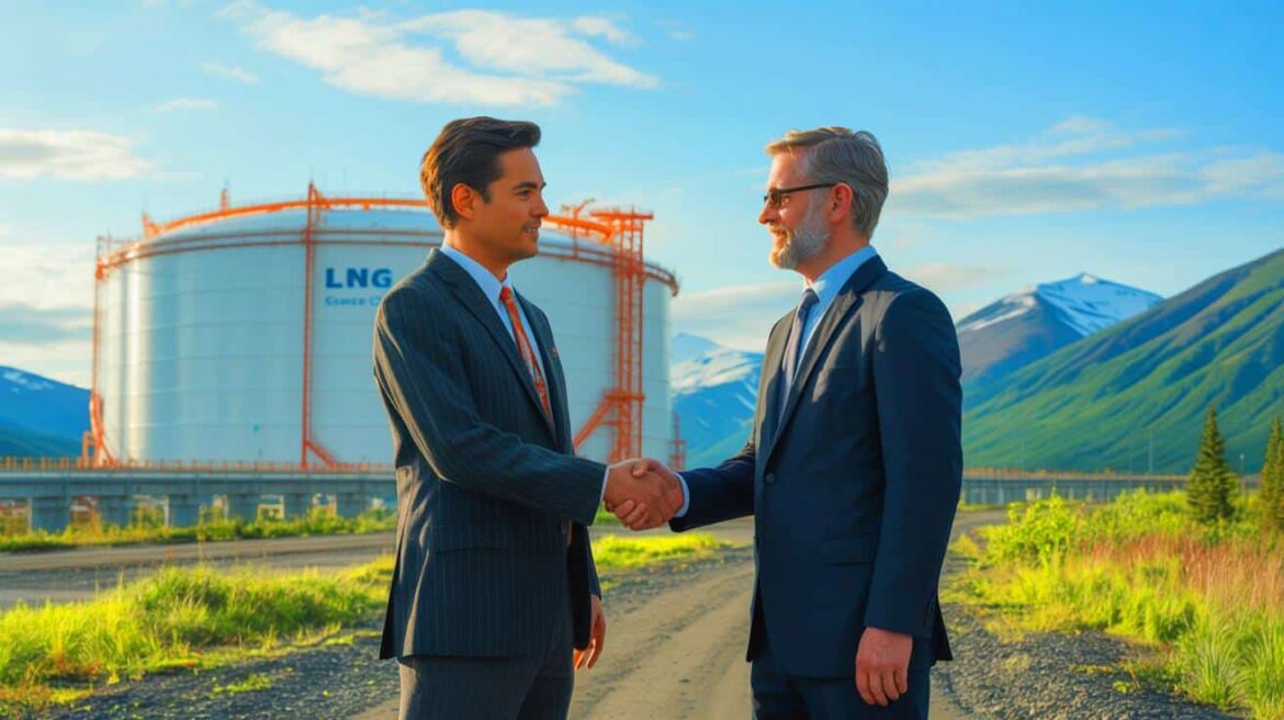 Tokyo Gas Explores New LNG Purchase from Alaska, Sparking Energy Supply Shift and Economic Opportunities Illustration of Tokyo Gas Co. exploring a potential liquefied natural gas deal with the Alaska LNG project.