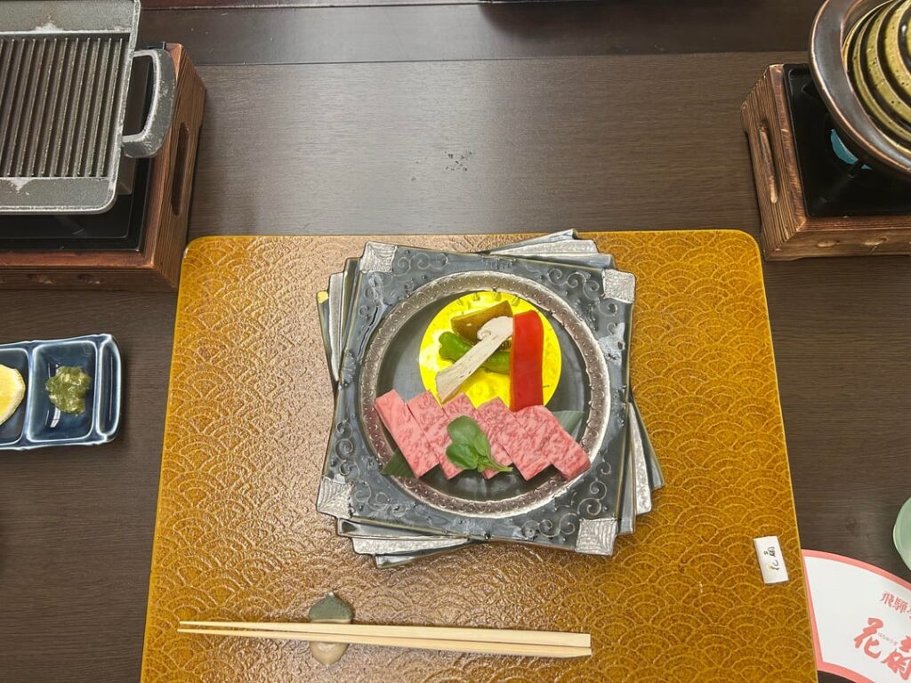 Hida (Japanese city) beef and local produce