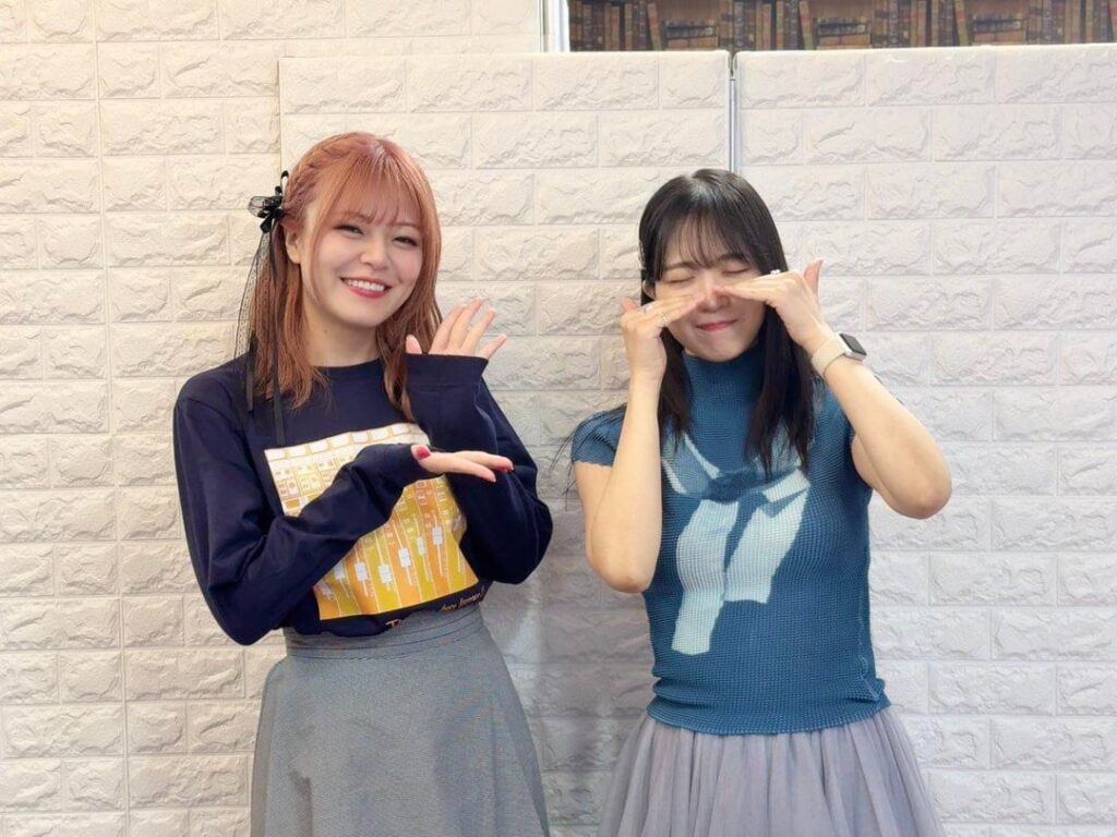 Sayumi Suzushiro and guest Saori Oonishi at the final Suzuhome event!