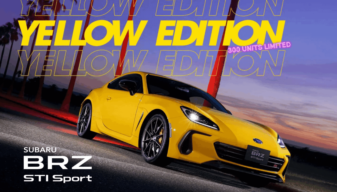 Here we go. BRZ Yellow Limited Edition. 300 units only.