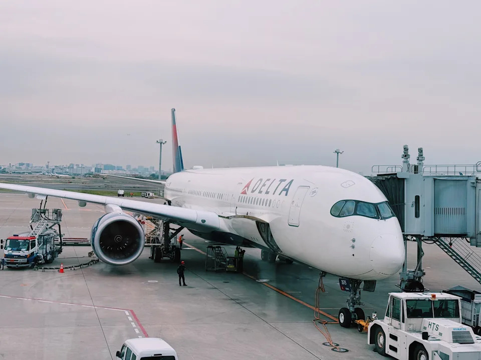 Plane sitting on tarmac